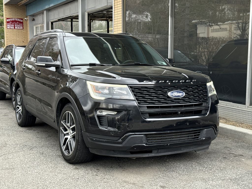 Shadow Black 2018 Ford Explorer Sport AWD SUV / Crossover All-Wheel Drive 6-Speed Automatic