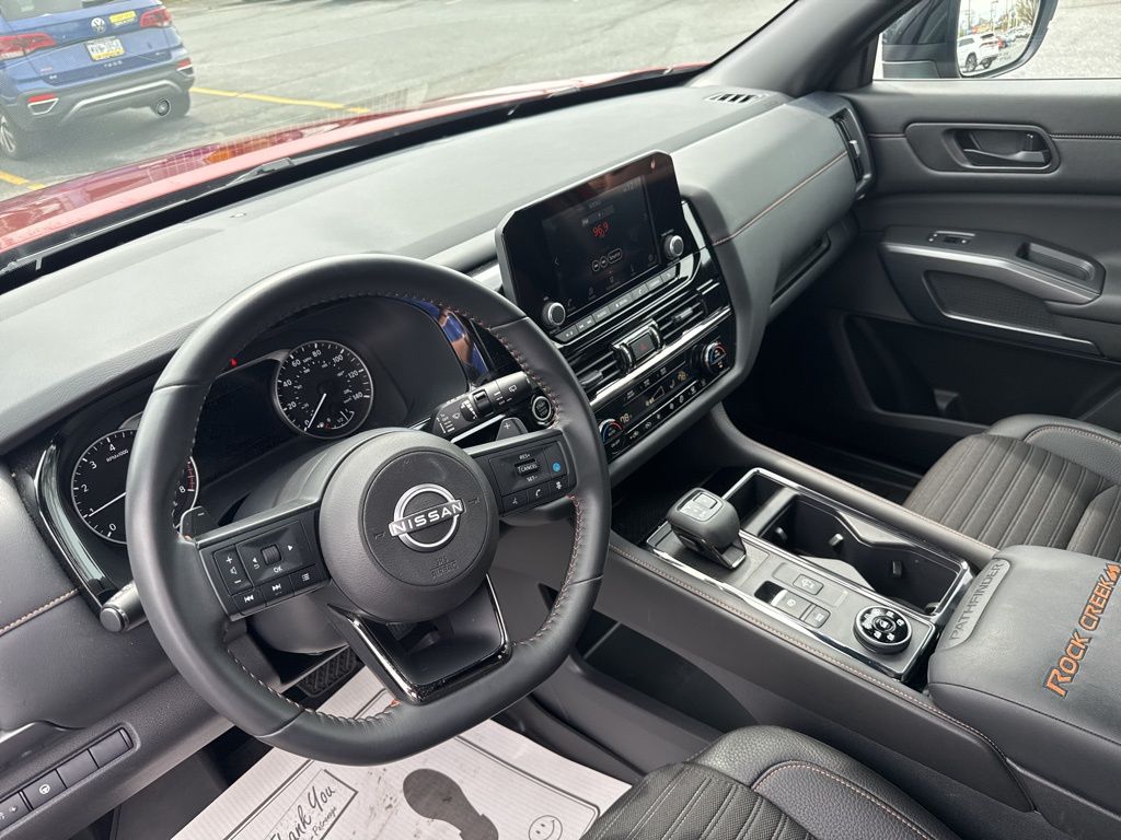 2024 Nissan Pathfinder Rock Creek Red at South Hills Kia