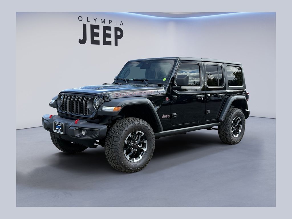 Black Clearcoat 2026 Jeep Wrangler Rubicon 4-Door 4WD SUV / Crossover Four-Wheel Drive 8-Speed Automatic