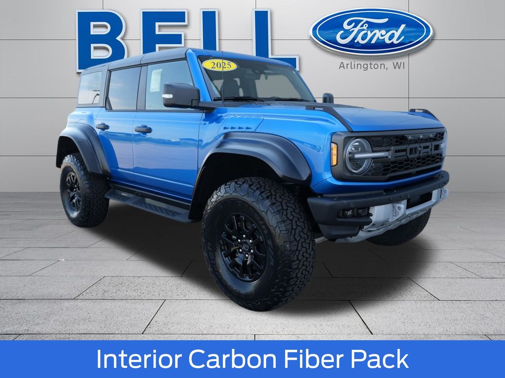 Velocity Blue Metallic 2025 Ford Bronco Raptor SUV / Crossover Four-Wheel Drive Automatic