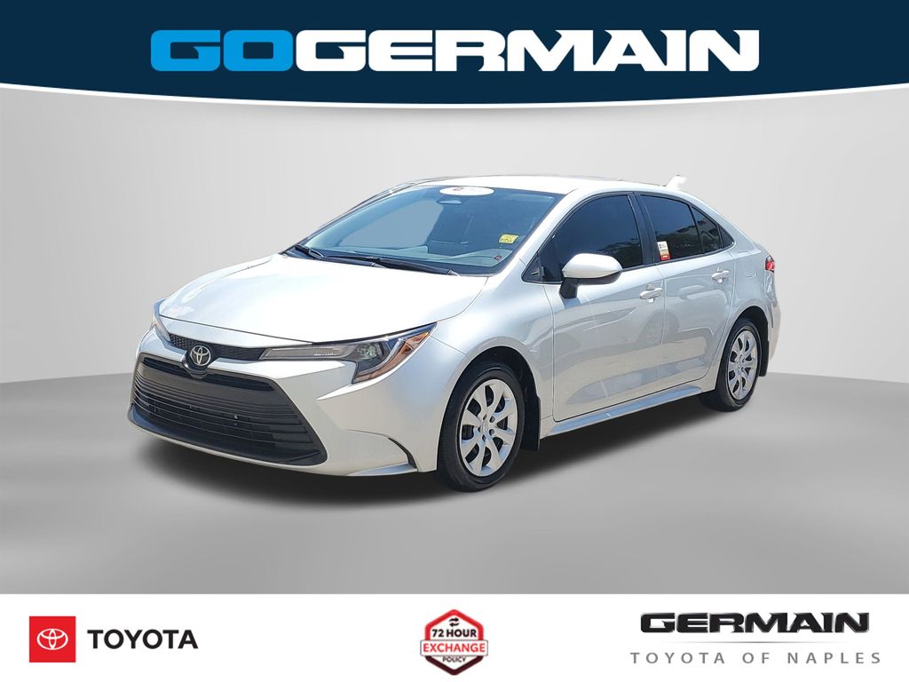 Classic Silver Metallic 2025 Toyota Corolla Sedan Front-Wheel Drive Continuously Variable Transmission