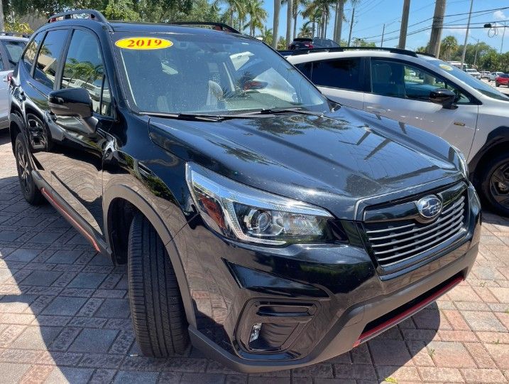 Crystal Black Silica 2019 Subaru Forester 2.5i Sport AWD SUV / Crossover All-Wheel Drive Continuously Variable Transmission