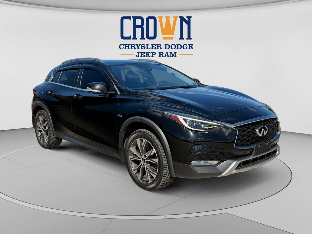 Black Obsidian 2017 INFINITI QX30 SUV / Crossover All-Wheel Drive 7-Speed Automatic