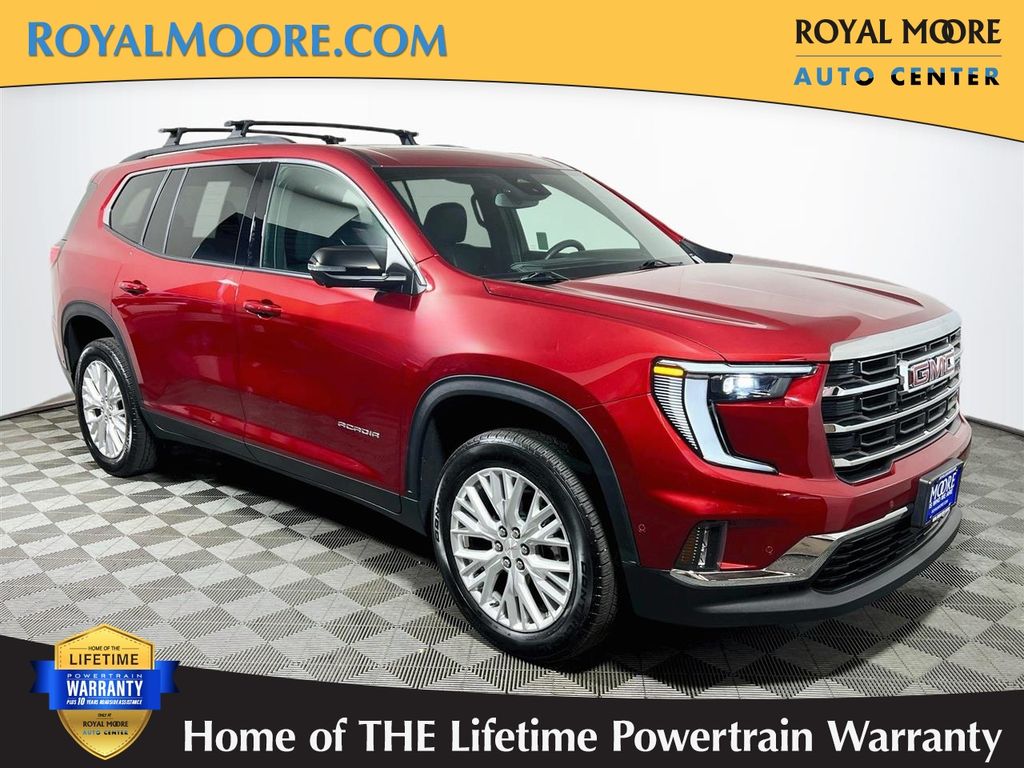 Volcanic Red Tintcoat 2025 GMC Acadia Elevation AWD SUV / Crossover Four-Wheel Drive 8-Speed Automatic