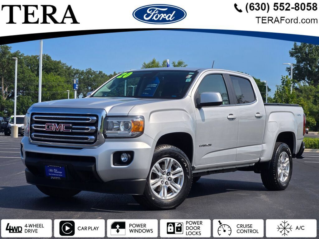 Quicksilver Metallic 2020 GMC Canyon Pickup Truck Four-Wheel Drive 8-Speed Automatic