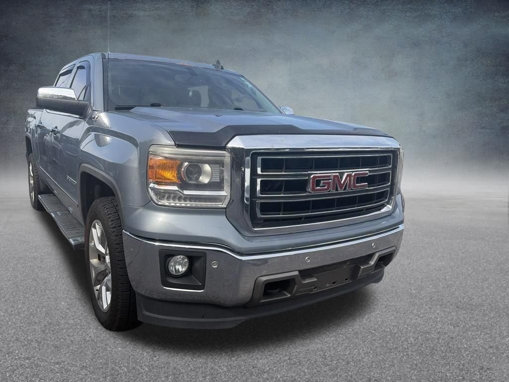 Light Steel Gray Metallic 2015 GMC Sierra 1500 Pickup Truck Four-Wheel Drive 6-Speed Automatic Overdrive