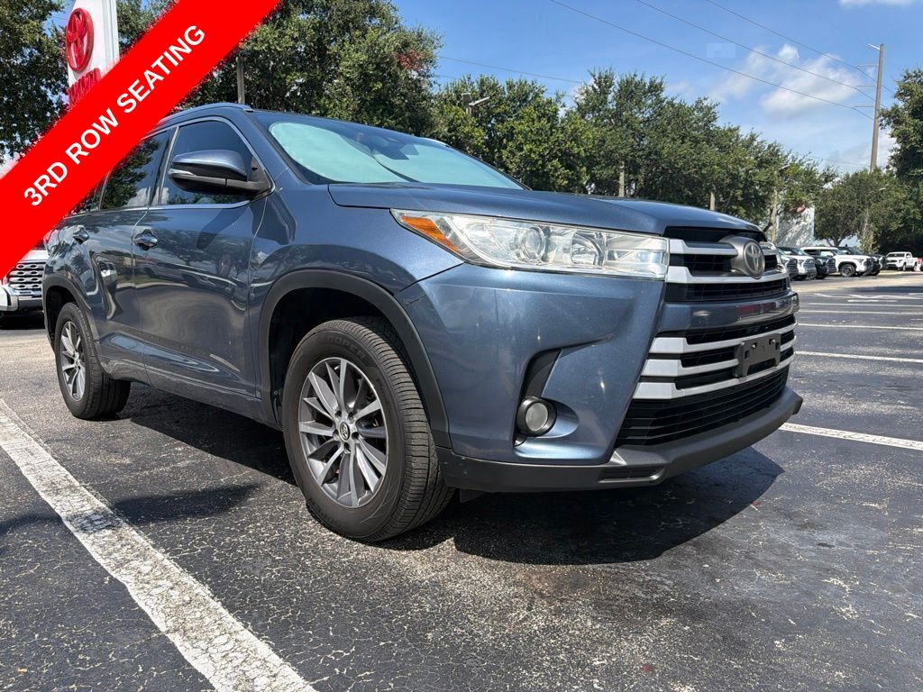 Shoreline Blue Pearl 2017 Toyota Highlander SUV / Crossover Front-Wheel Drive 8-Speed Automatic
