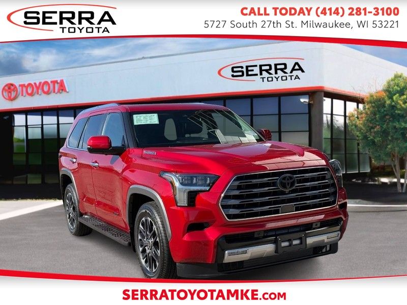 Red 2024 Toyota Sequoia Limited 4WD SUV / Crossover Four-Wheel Drive Automatic