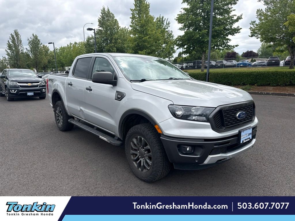 Ingot Silver Metallic 2019 Ford Ranger Pickup Truck Four-Wheel Drive Automatic
