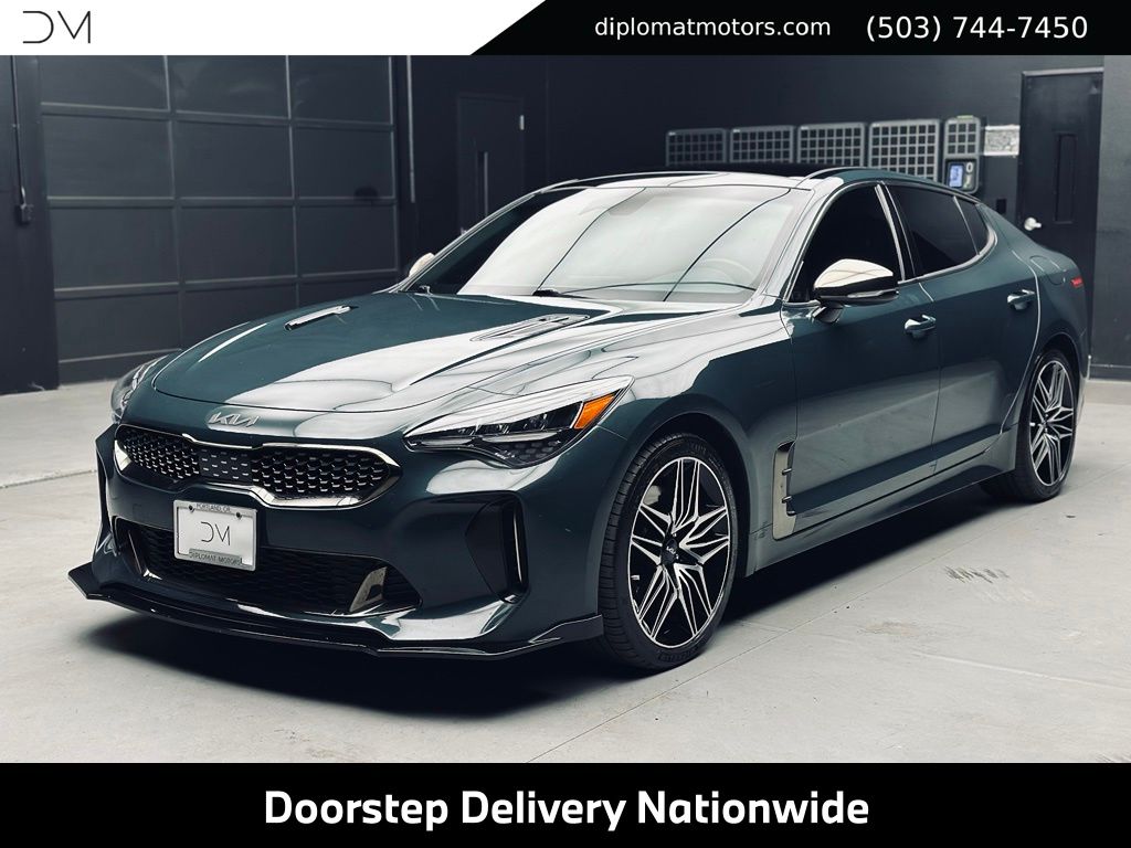 Ascot Green 2022 Kia Stinger Sedan Rear-Wheel Drive 8-Speed Automatic