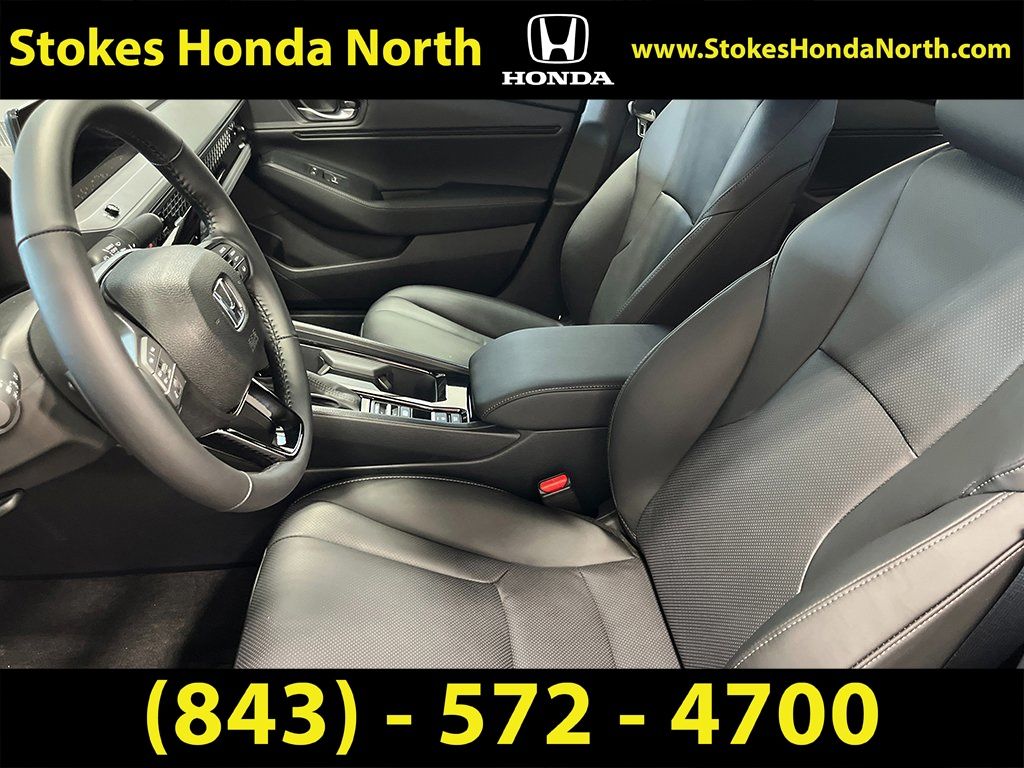 2026 Honda Accord Hybrid Sport-L White at Stokes Honda North