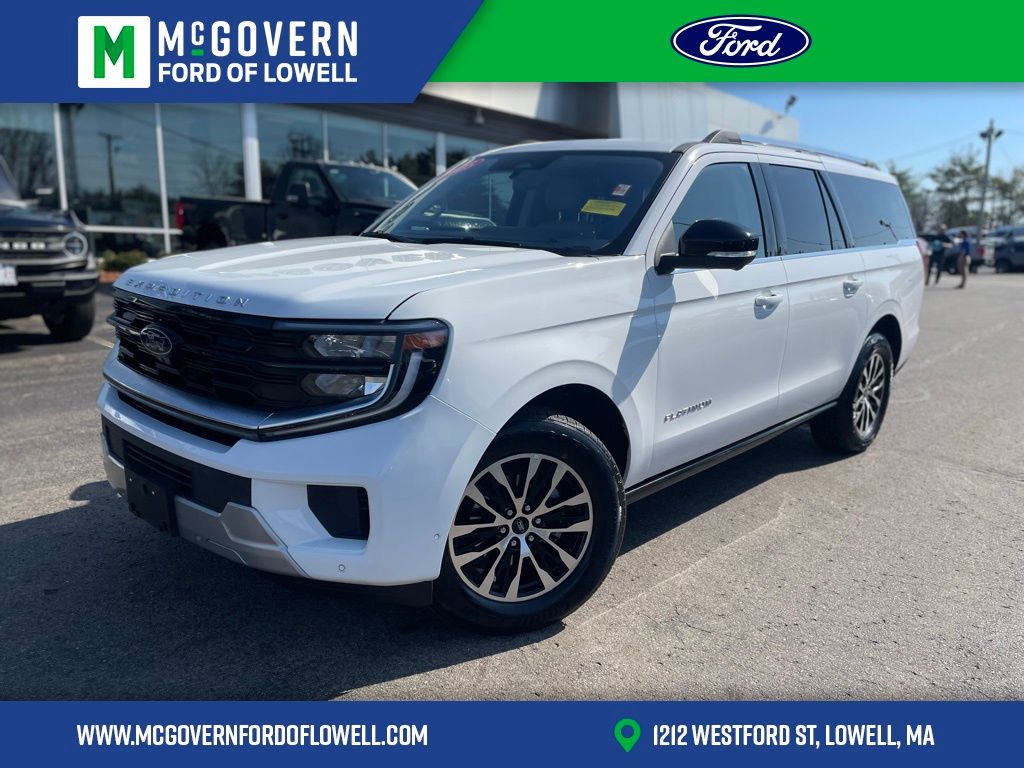 Oxford White 2025 Ford Expedition MAX Platinum 4WD SUV / Crossover Four-Wheel Drive Automatic