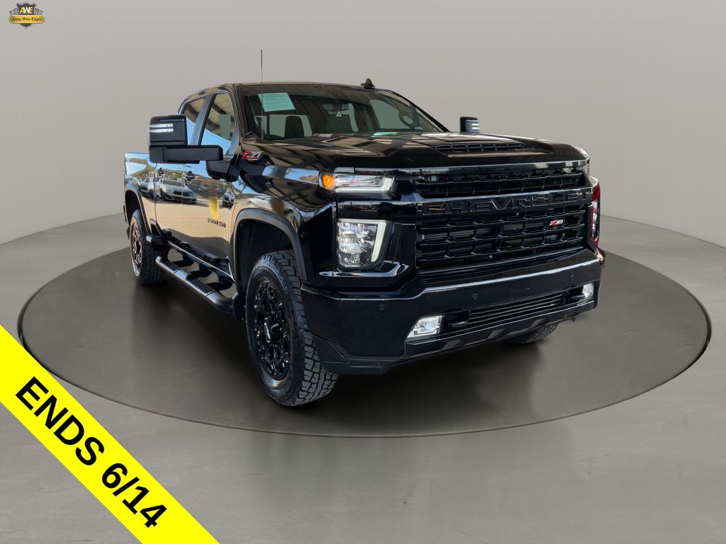 Black 2021 Chevrolet Silverado 3500HD LTZ Crew Cab 4WD Pickup Truck Four-Wheel Drive Automatic