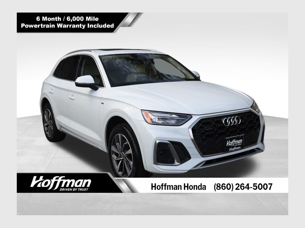 Glacier White 2023 Audi Q5 quattro Premium S Line 45 TFSI SUV / Crossover All-Wheel Drive Automatic