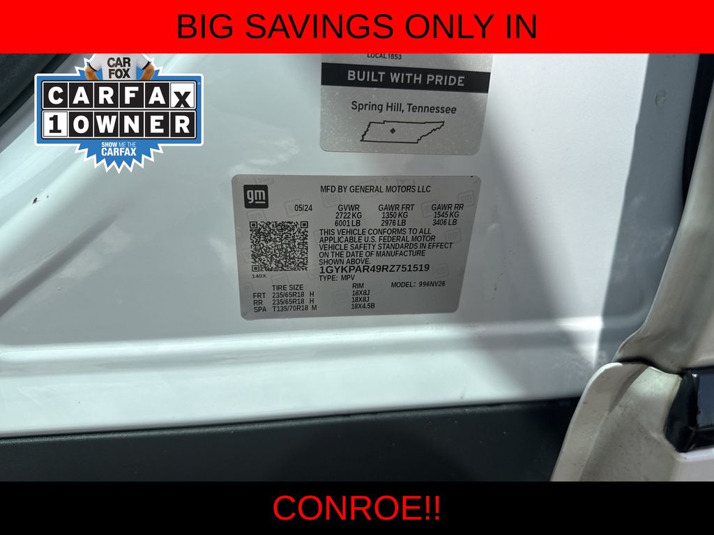 2024 Cadillac XT6 Luxury White at River Oaks CDJR