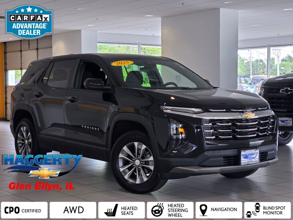 Mosaic Black Metallic 2025 Chevrolet Equinox SUV / Crossover Four-Wheel Drive 8-Speed Automatic