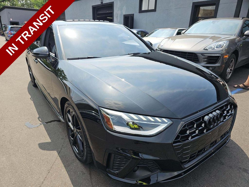 Mythos Black Metallic 2023 Audi A4 Sedan All-Wheel Drive 7-Speed Automatic