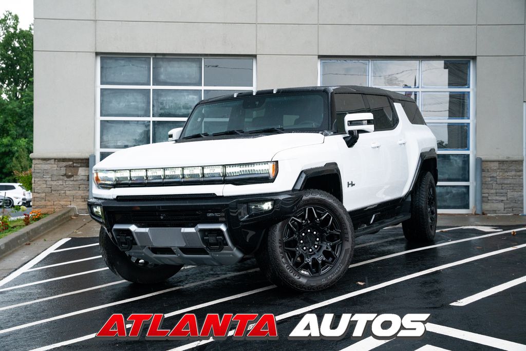 Interstellar White 2025 GMC Hummer EV SUV SUV / Crossover All-Wheel Drive 1-Speed Automatic