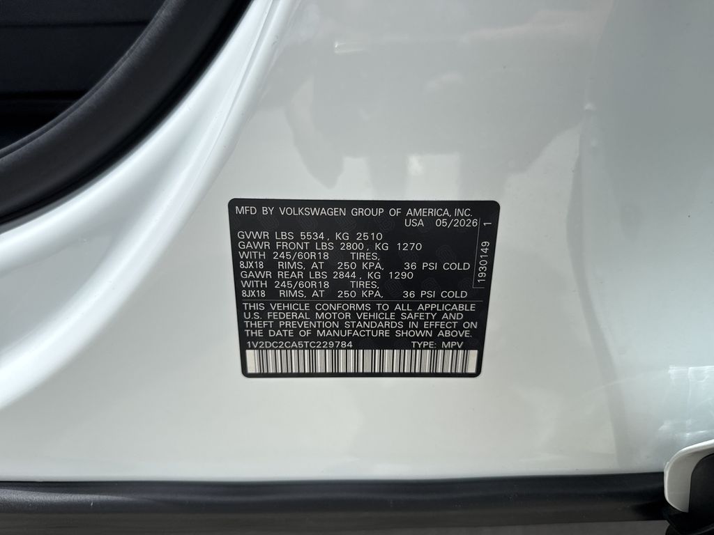 2026 Volkswagen Atlas Cross Sport 2.0T SE White at DeMontrond Auto Country