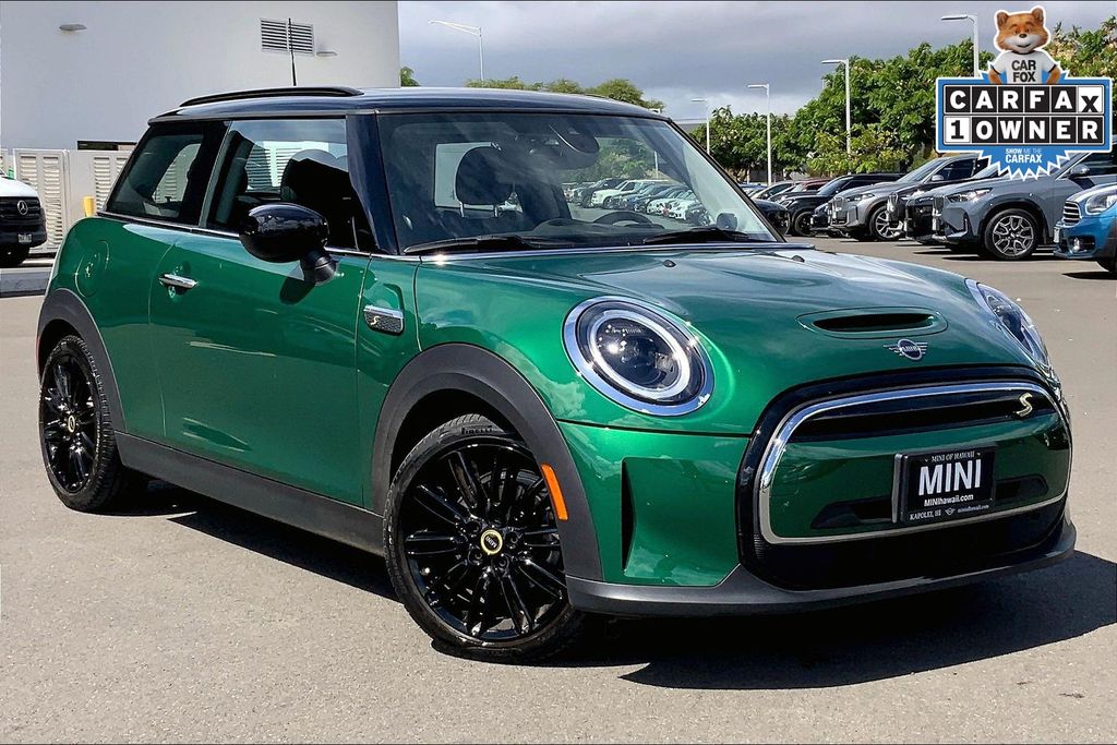 British Racing Green 2024 MINI Cooper Hatchback 1-Speed Automatic