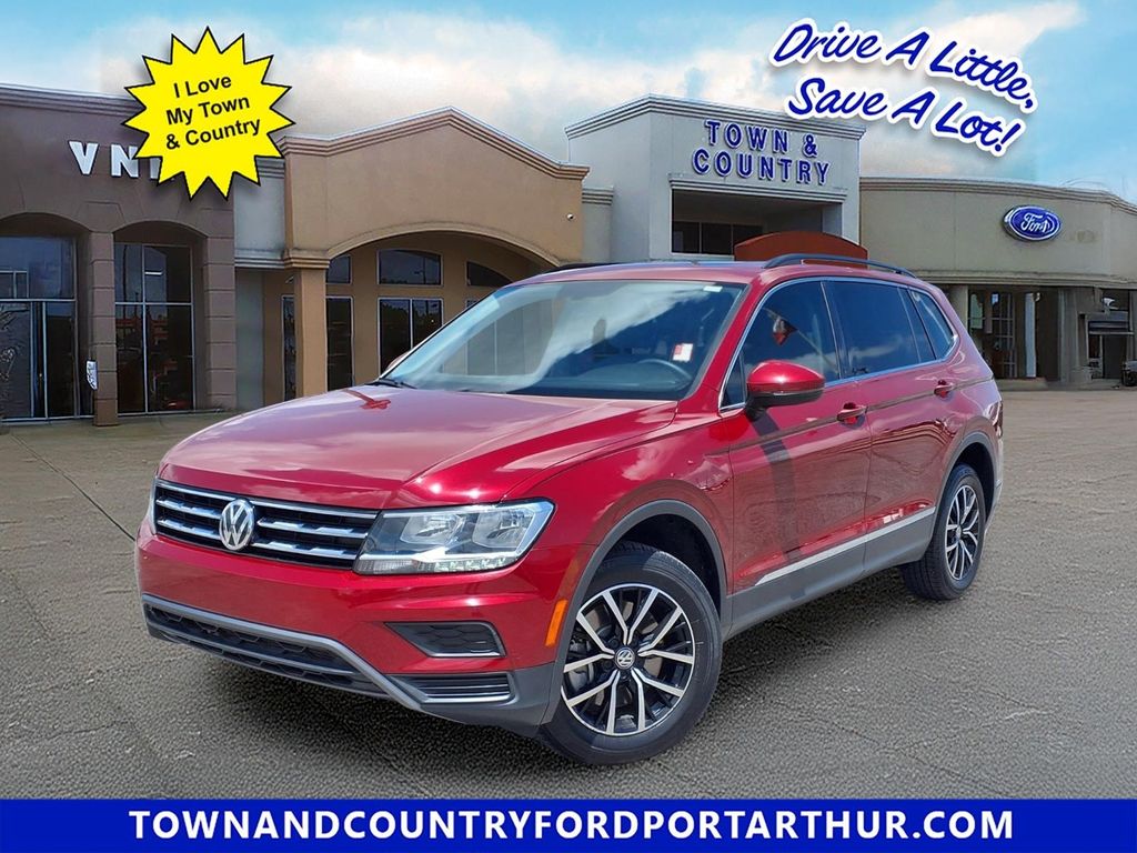 Red 2021 Volkswagen Tiguan SUV / Crossover 8-Speed Automatic
