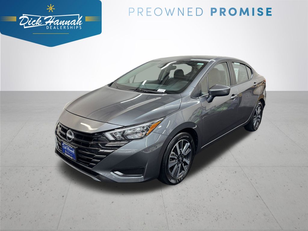 Gray (Gun Metallic) 2025 Nissan Versa Sedan Front-Wheel Drive Continuously Variable Transmission