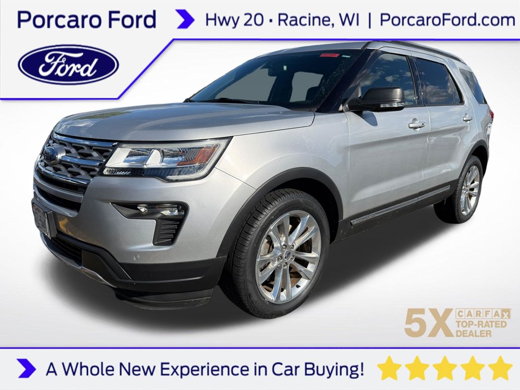 Ingot Silver Metallic 2019 Ford Explorer XLT AWD SUV / Crossover All-Wheel Drive 6-Speed Automatic