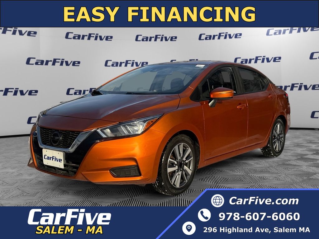 Monarch Orange Pearl Met 2020 Nissan Versa SV FWD Sedan Front-Wheel Drive Continuously Variable Transmission