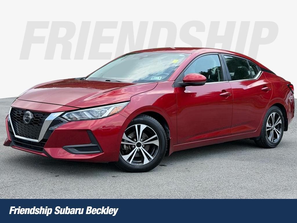 Red (Scarlet Ember Tintcoat) 2020 Nissan Sentra Sedan Front-Wheel Drive Continuously Variable Transmission