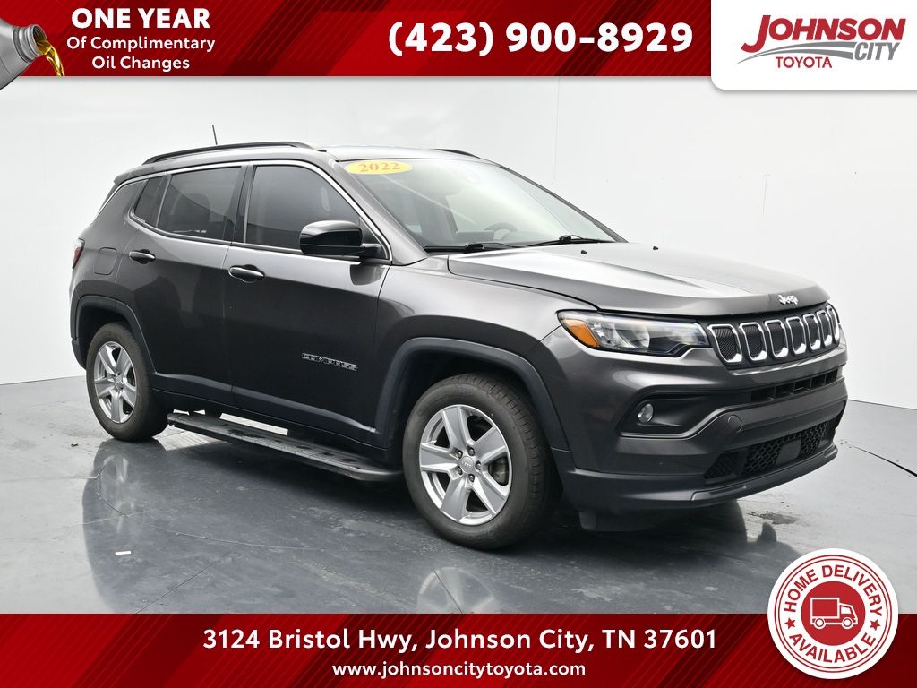 Gray (Granite Crystal Metallic Clearcoat) 2022 Jeep Compass SUV / Crossover Front-Wheel Drive 6-Speed Automatic