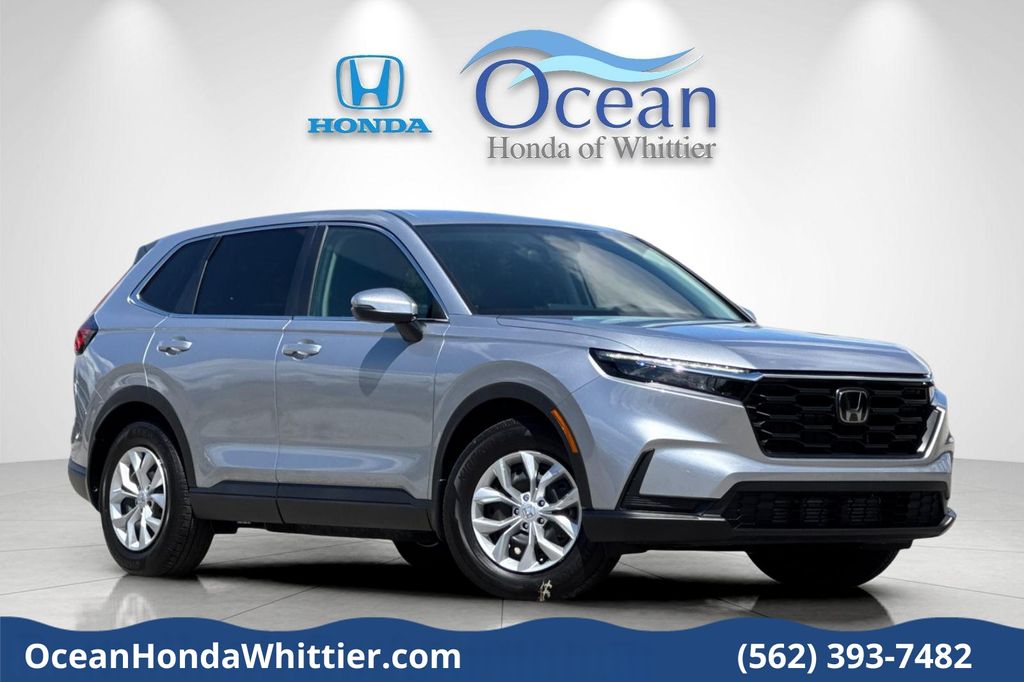 Solar Silver Metallic 2025 Honda CR-V LX FWD SUV / Crossover Front-Wheel Drive Continuously Variable Transmission