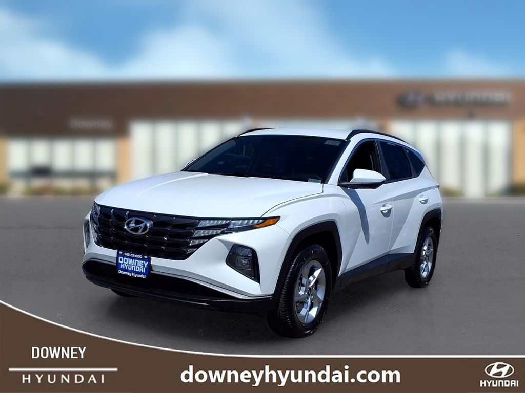 White Pearl 2024 Hyundai Tucson SUV / Crossover All-Wheel Drive 8-Speed Automatic