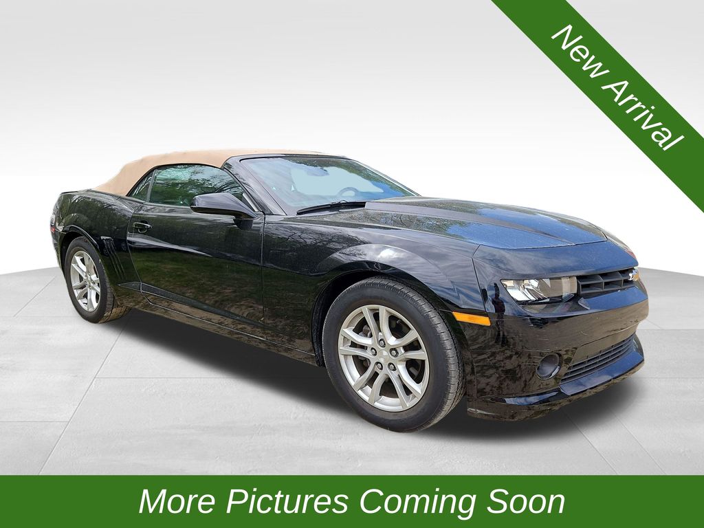 Black 2015 Chevrolet Camaro 1LT Convertible RWD Convertible Rear-Wheel Drive 6-Speed Automatic