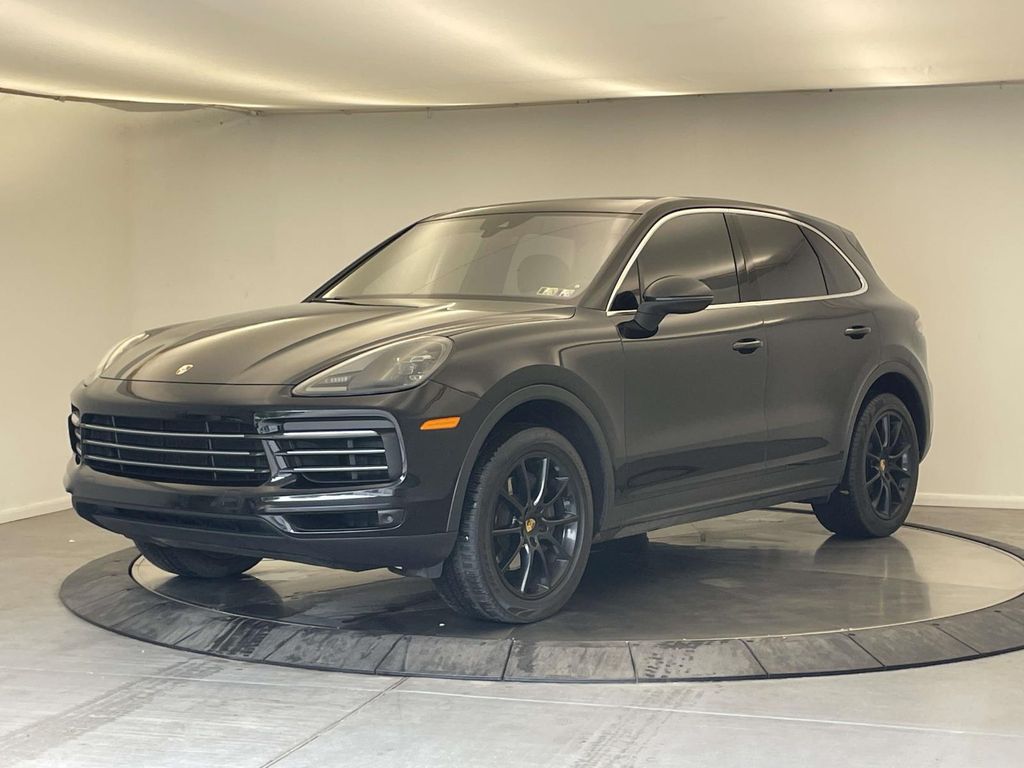 Jet Black Metallic 2019 Porsche Cayenne AWD SUV / Crossover All-Wheel Drive 8-Speed Automatic
