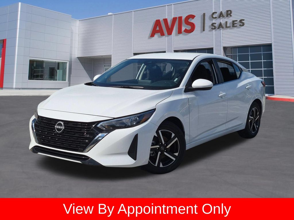 White (Fresh Powder) 2025 Nissan Sentra Sedan Front-Wheel Drive Continuously Variable Transmission
