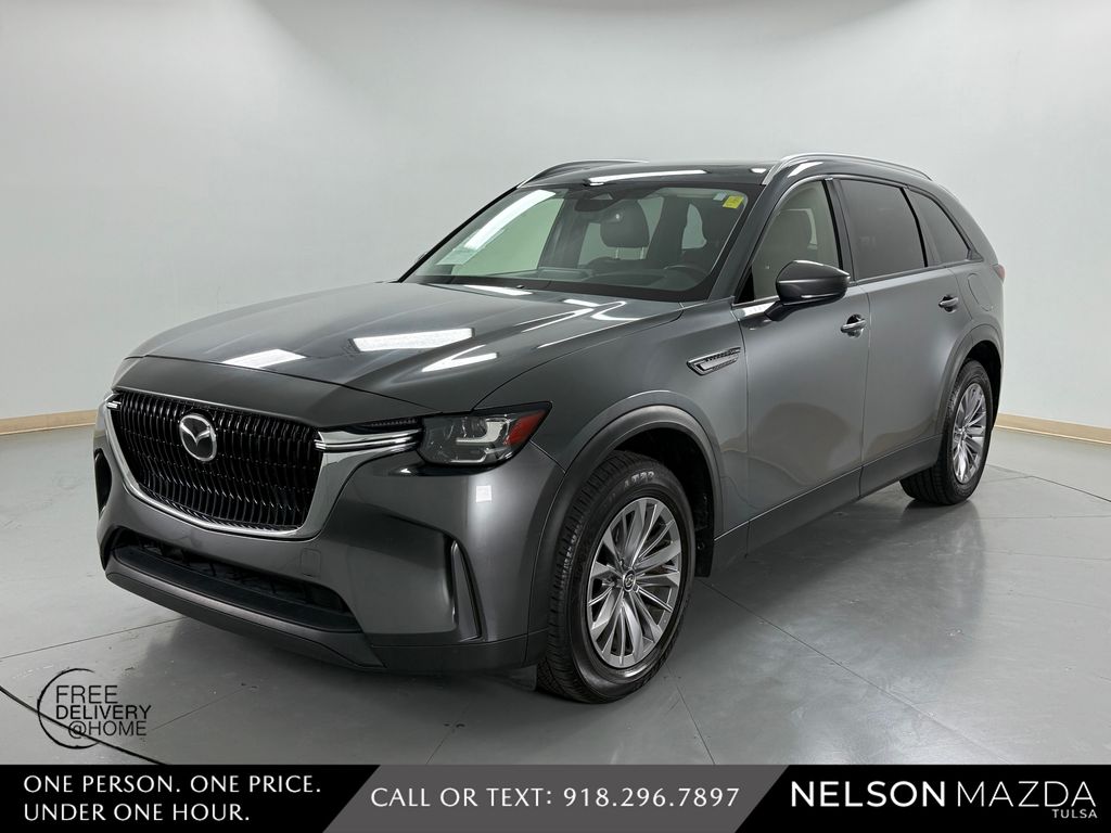 Machine Gray Metallic 2024 Mazda CX-90 3.3 Turbo Preferred Plus AWD SUV / Crossover All-Wheel Drive 8-Speed Automatic