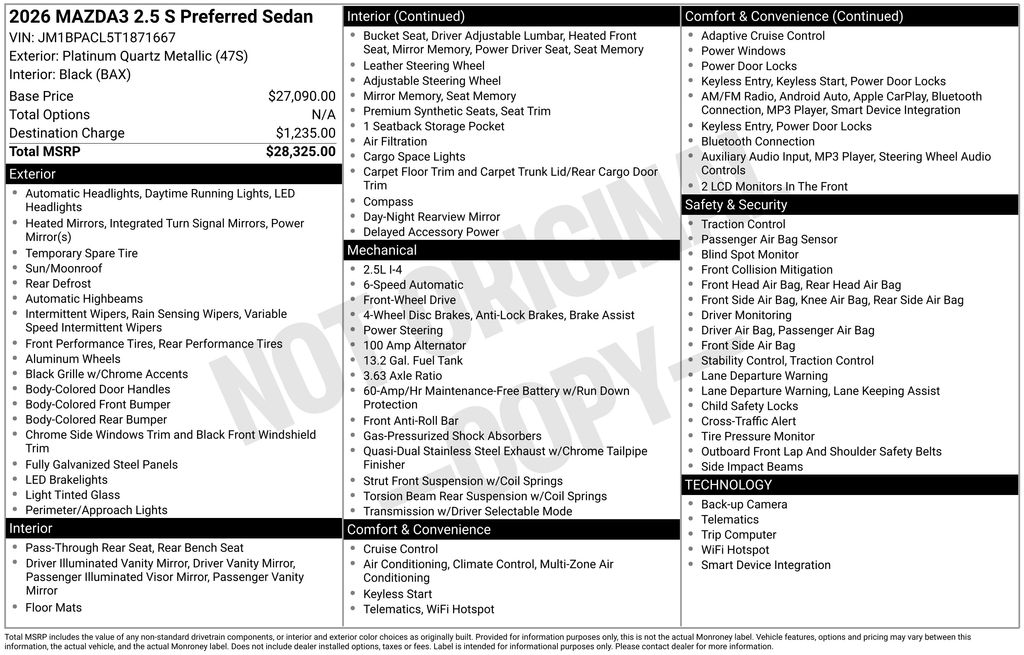 Thumbnail: 2026 Mazda Mazda3 - 4