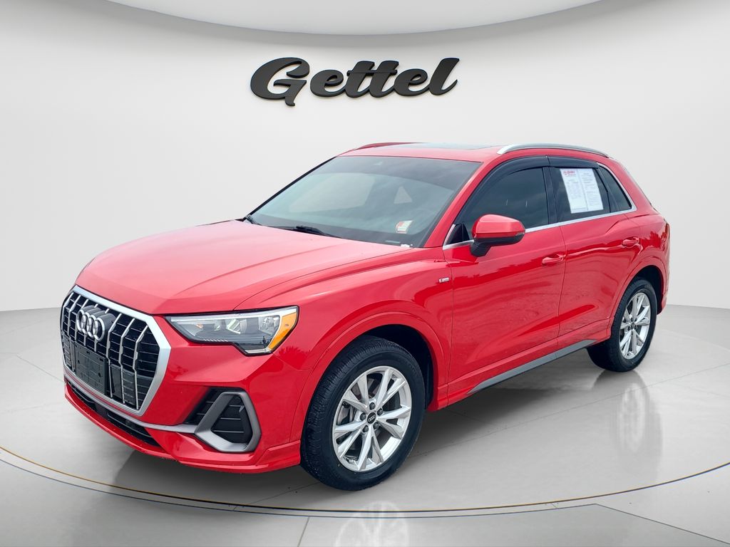 Orange (Tango Red) 2022 Audi Q3 SUV / Crossover All-Wheel Drive 8-Speed Automatic