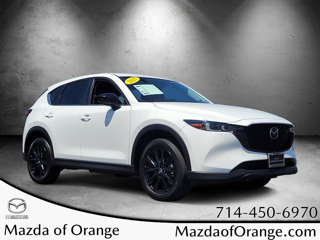 Rhodium White Metallic 2025 Mazda CX-5 2.5 S Carbon Edition AWD SUV / Crossover All-Wheel Drive 6-Speed Automatic