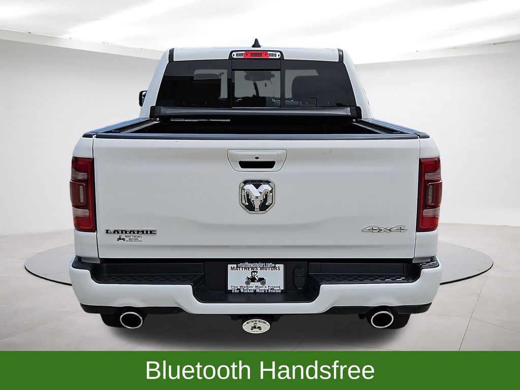 2022 Ram 1500 Laramie 4x4 Crew Cab HEMI 5.7L V8 w/ Nav White at Bob Mills Chevrolet