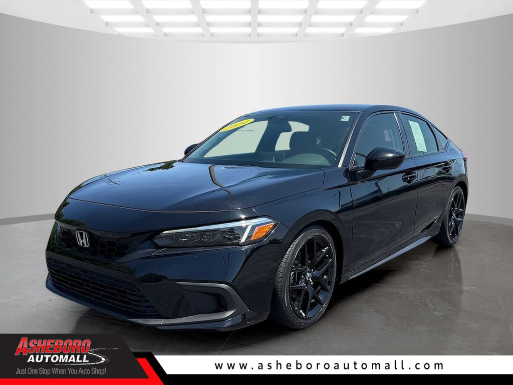 Crystal Black Pearl 2024 Honda Civic Hatchback Hatchback Front-Wheel Drive Continuously Variable Transmission