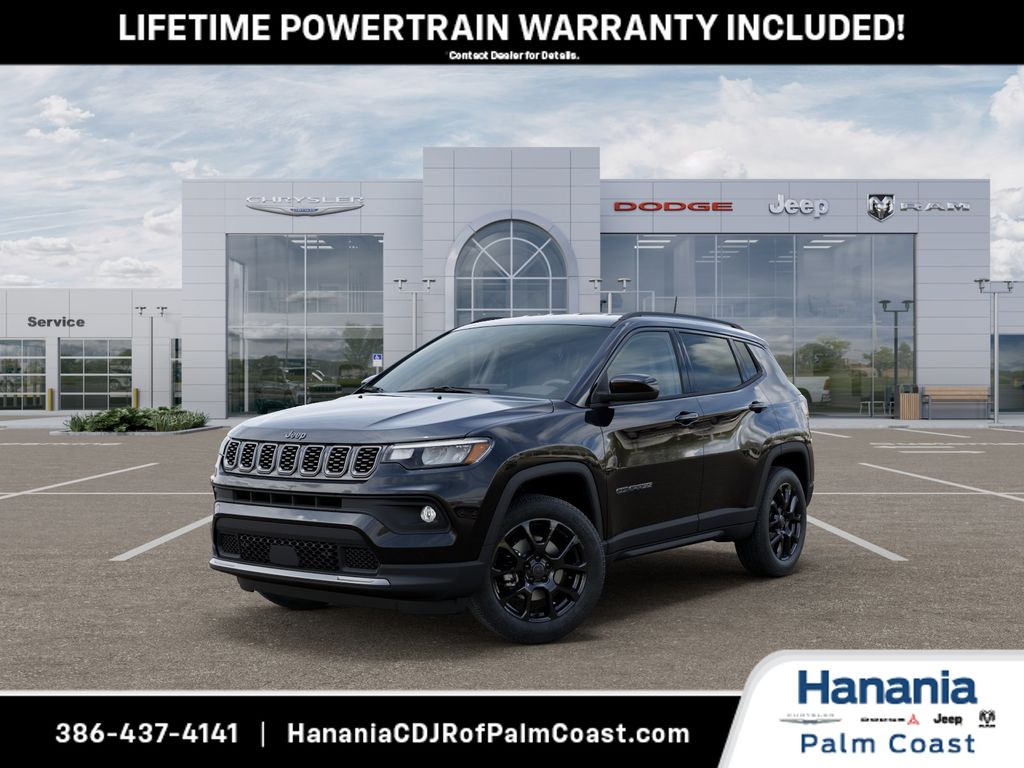 Diamond Black Crystal Pearlcoat 2026 Jeep Compass SUV / Crossover Four-Wheel Drive 8-Speed Automatic