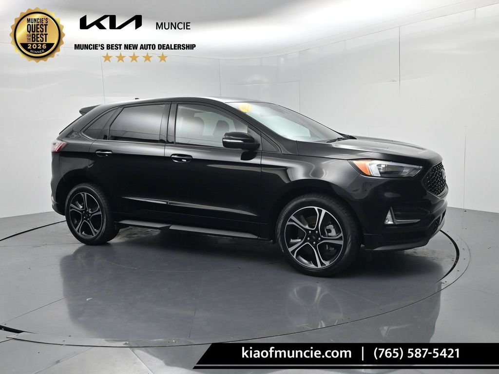 Black Metallic 2023 Ford Edge SUV / Crossover All-Wheel Drive 7-Speed Automatic