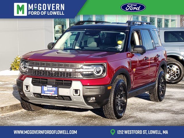 Ruby Red Metallic 2025 Ford Bronco Sport Badlands AWD SUV / Crossover All-Wheel Drive 8-Speed Automatic