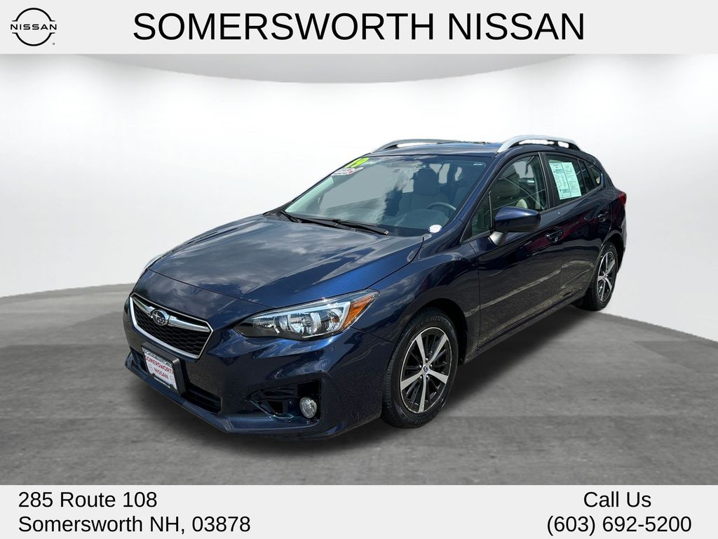 Dark Blue Pearl 2019 Subaru Impreza Hatchback All-Wheel Drive Continuously Variable Transmission