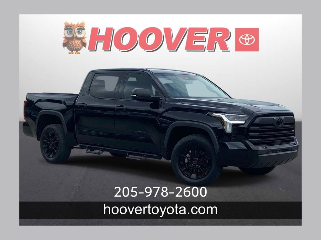 Midnight Black Metallic 2024 Toyota Tundra Pickup Truck Four-Wheel Drive Automatic