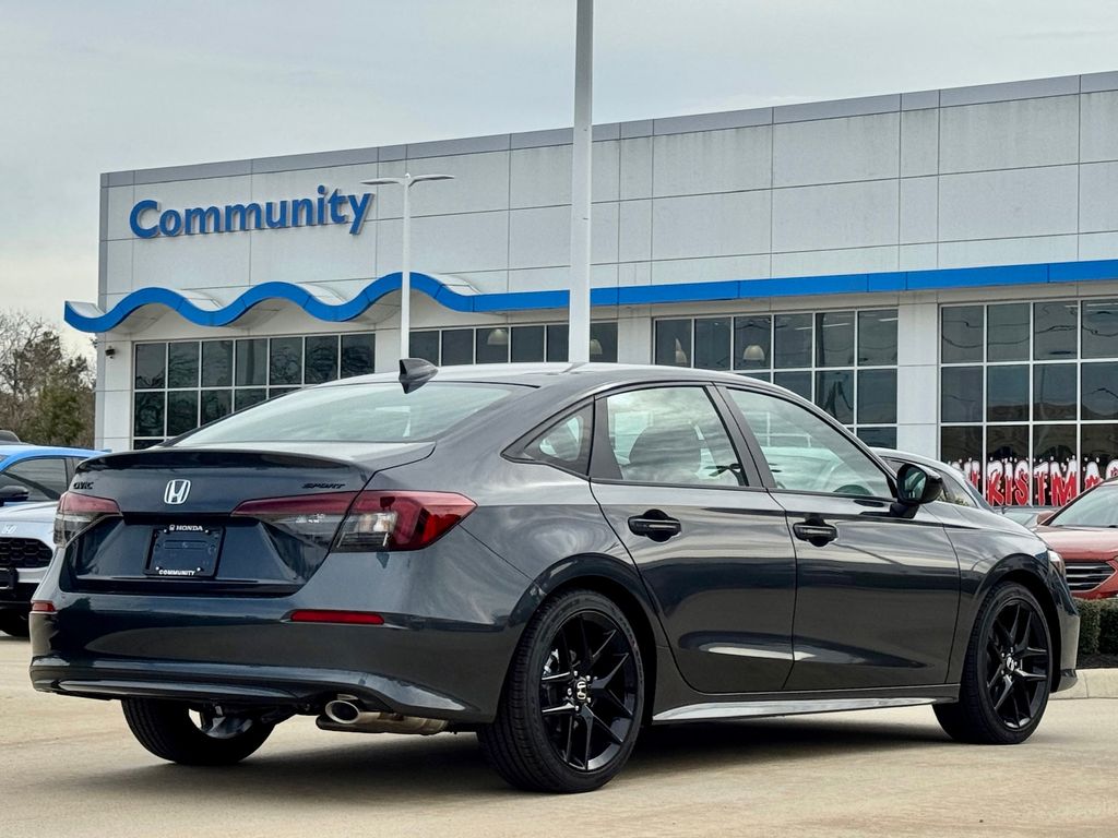 2026 Honda Civic Sport Gray at Classic Honda Galveston
