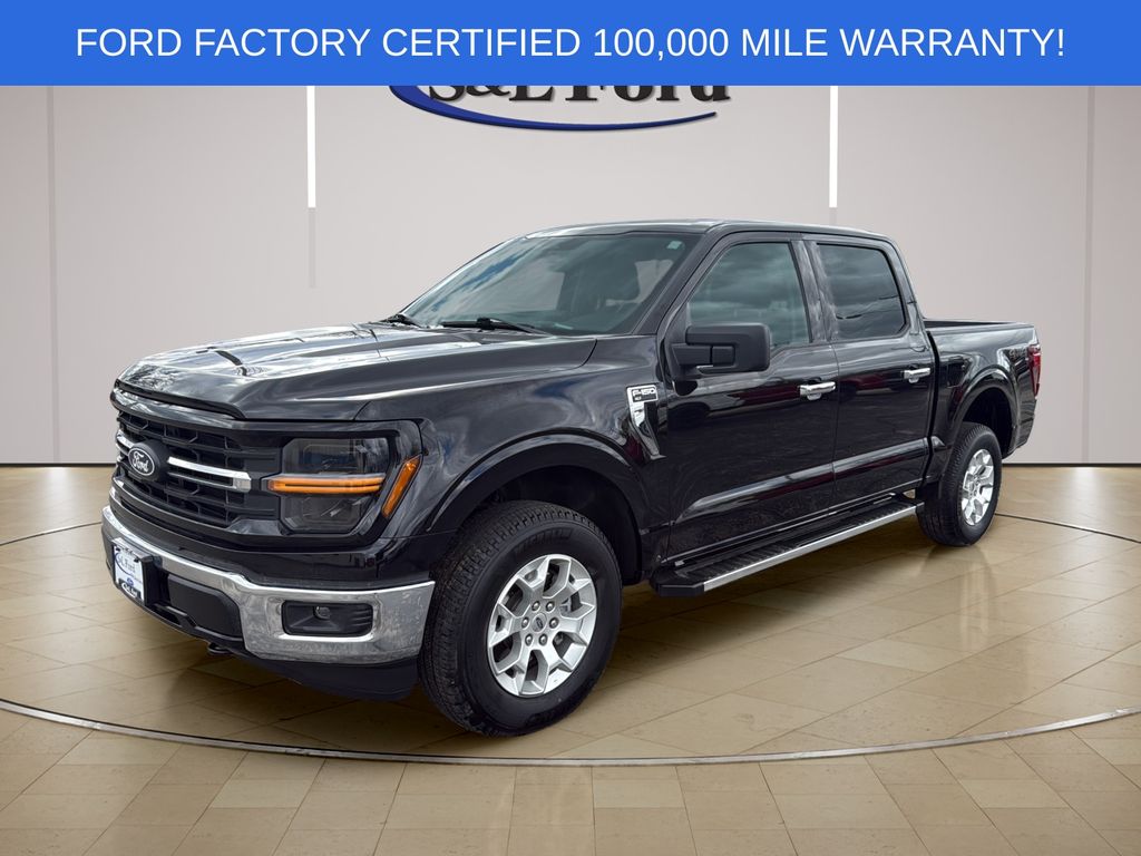 Black Metallic 2025 Ford F-150 Pickup Truck Four-Wheel Drive Automatic