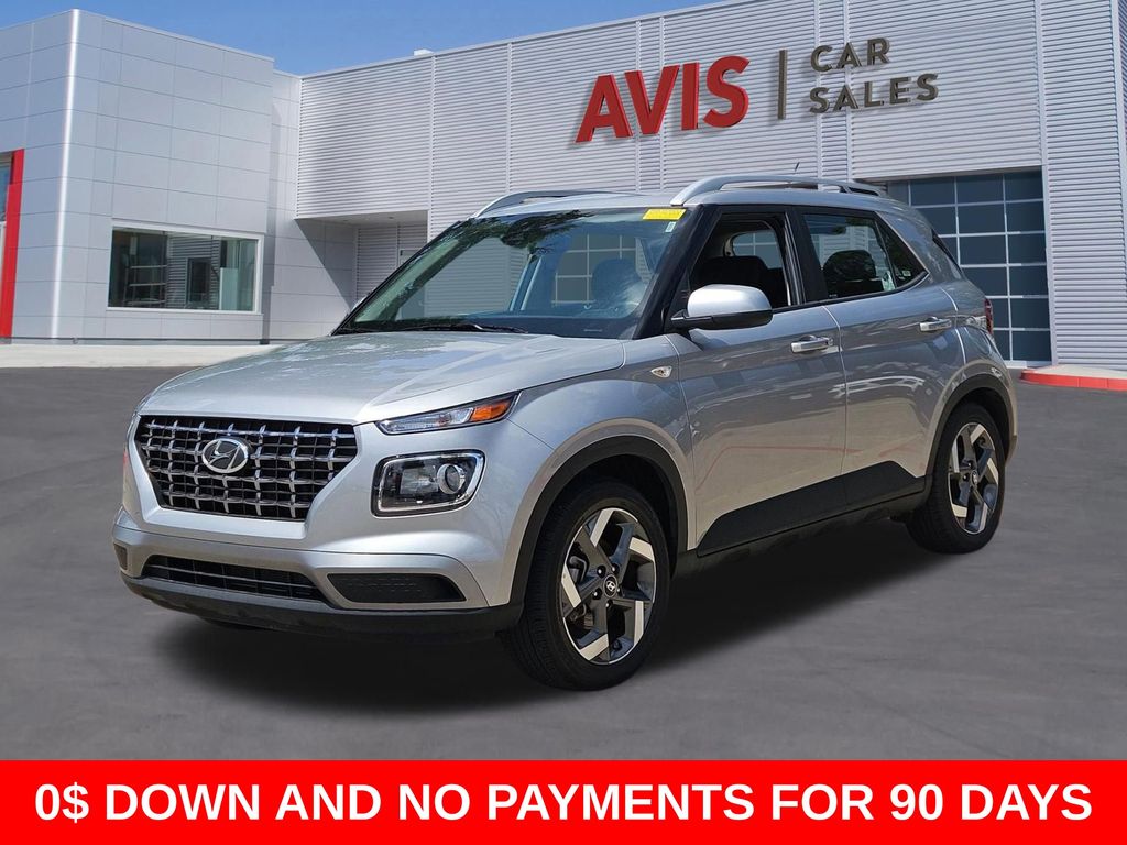 Shimmering Silver 2025 Hyundai Venue SEL FWD SUV / Crossover Front-Wheel Drive Continuously Variable Transmission