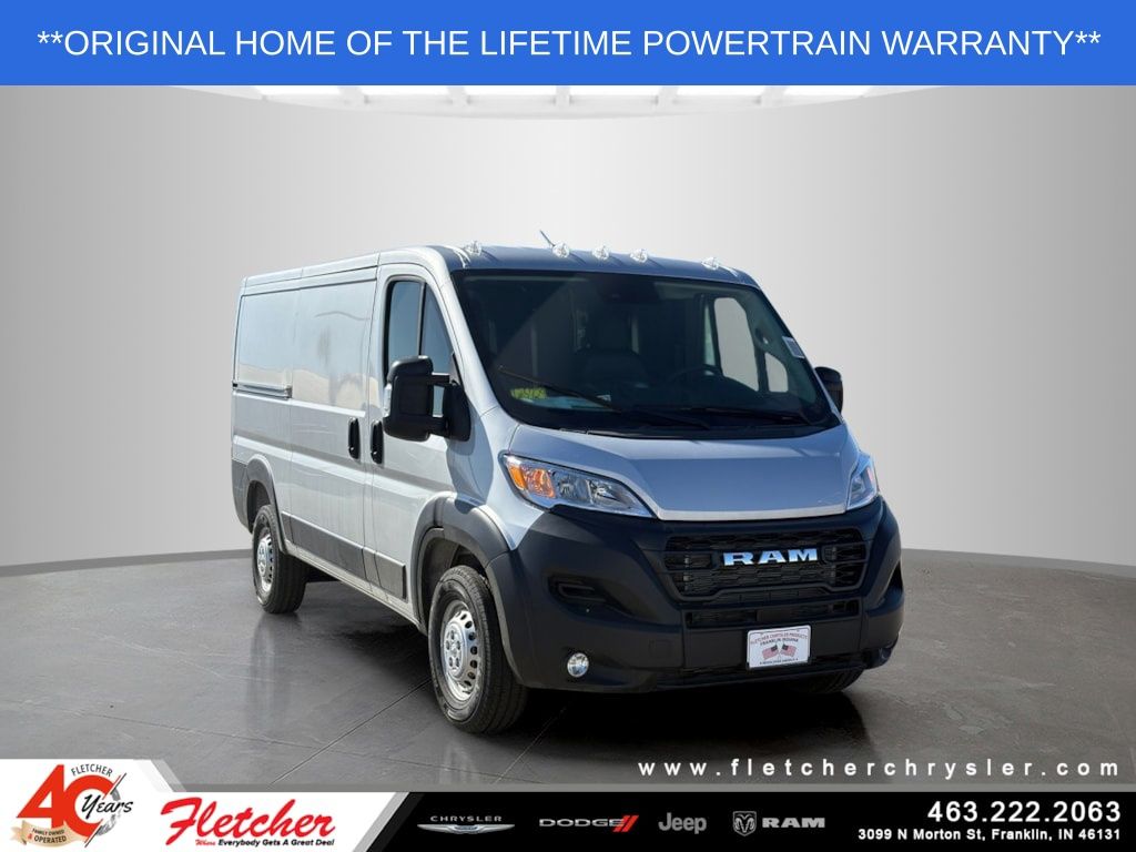 Bright Silver Clearcoat Metallic 2026 RAM ProMaster Van Front-Wheel Drive 9-Speed Automatic